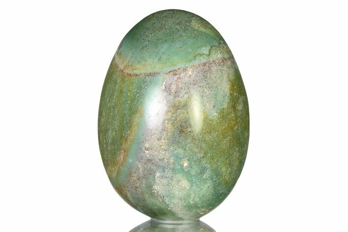 Polished Colorful Fancy Jasper Egg - India #322349
